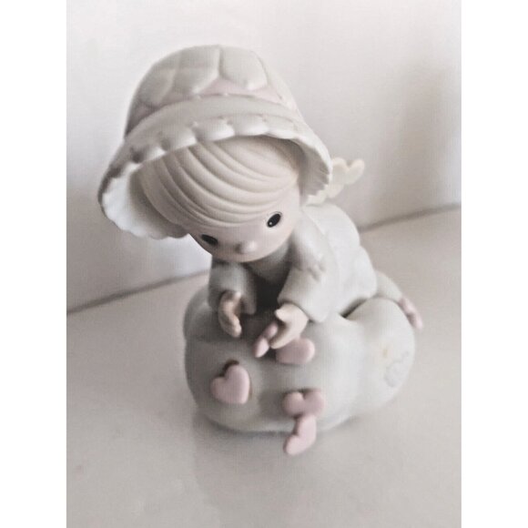 Samuel Butcher Precious Moments Enesco 1987 Figurine "Sending you my Love " - Picture 8 of 9